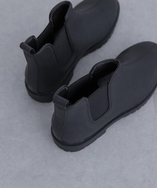 URBAN RESEARCH DOORS（アーバンリサーチドアーズ）の「サイドゴアレインブーツ（レインシューズ・レディース・MATT BLACK/BLK×IVO・36/37/38）」の6枚目の写真