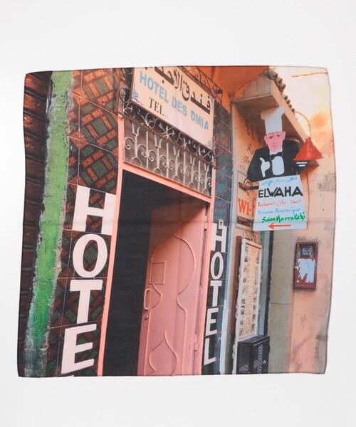 URBAN RESEARCH(アーバンリサーチ)の「LY POSTCARD SCARF(バンダナ/スカーフ・レディース・CAMEL/SHOP/MOSAIC/HOTEL・-)」の12枚目の写真