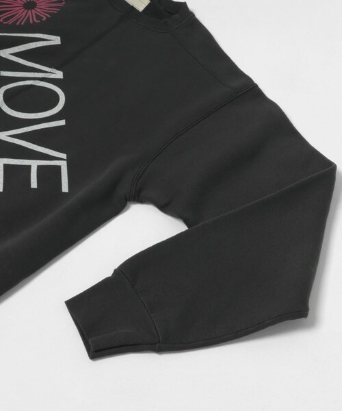 THE GOODLAND MARKET（ザグッドランドマーケット）の「77circa　make MOVE print sweat top（スウェット・レディース・gray1/black1/black2/gray2/navy1/navy2・one）」の11枚目の写真