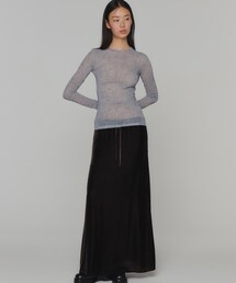 URBAN RESEARCH | AMOMENTO FLORAL MESH ROUND T-SHIRTS(Tシャツ/カットソー)