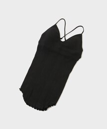 ROPE' | 【HAKUJI（ハクジ）】RANDOM RIB BRA CAMISOLE｜ランダムリブ×ブラデザインキャミソール(キャミソール)