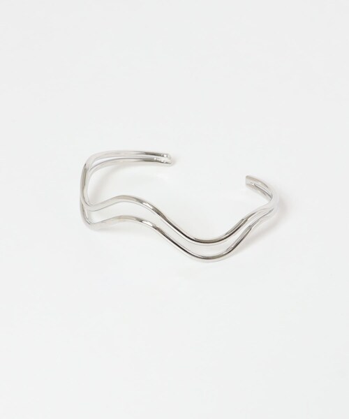 URBAN RESEARCH Sonny Label（アーバンリサーチサニーレーベル）の「ウェーブバングル（ブレスレット・レディース・シルバー/ゴールド・one）」の4枚目の写真
