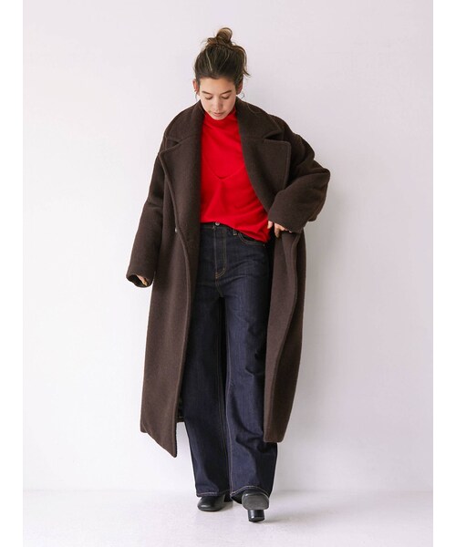 Ungrid（アングリッド）の「スライバーチェスターロングコート（その他アウター・レディース・ミックス/グレー/ブルー/ブラウン・S/M）」の11枚目の写真