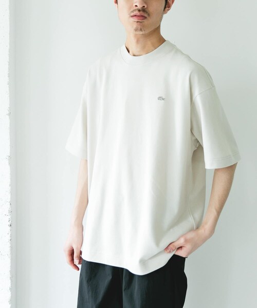 URBAN RESEARCH DOORS(アーバンリサーチドアーズ)の「『別注』LACOSTE×DOORS MOSS STITCH SHORT-SLEEVE T-SHIRTS(Tシャツ/カットソー・メンズ・HAMMAM/SOJA/BUFFALO/GRAPHITE・3/4/5)」の10枚目の写真