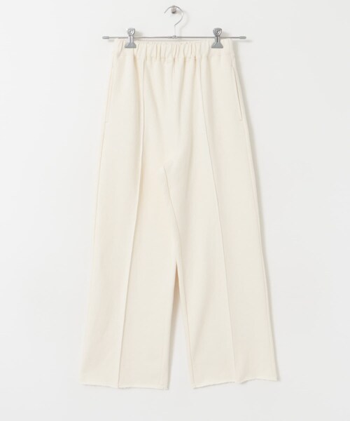 URBAN RESEARCH DOORS（アーバンリサーチドアーズ）の「FORK&SPOON　スーピマコットン混反毛スウェットパンツ（スウェットパンツ・レディース・IVORY/INKBLACK・1/2）」の20枚目の写真