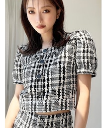 RESEXXY | ツイードブラウス【セットアップ着用可能】(シャツ/ブラウス)