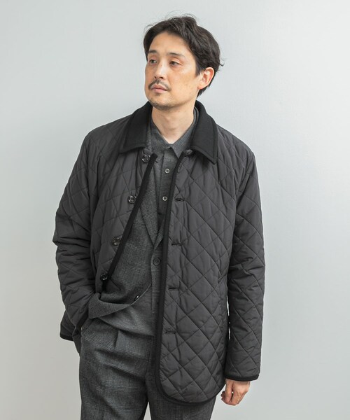 URBAN RESEARCH DOORS(アーバンリサーチドアーズ)の「LIFE STYLE TAILOR LIMONTA EAST キルティングコート(ダウンジャケット/コート・メンズ・BLACK/NAVY・M/L)」の3枚目の写真