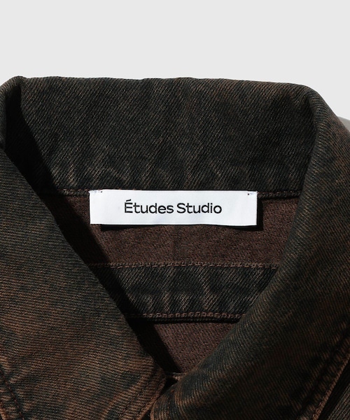 ADAM ET ROPE'（アダムエロペ）の「【Etudes Studio/エチュードストゥディオ】LOOSE DENIM JACKET（デニムジャケット・メンズ・ダークブラウン・46/48）」の12枚目の写真