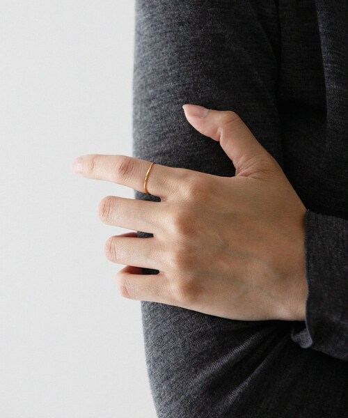 URBAN RESEARCH（アーバンリサーチ）の「ff by decor urban research　ヒネリカーブリング（リング・レディース・GOLD・1/3/5/7/9/11/13）」の10枚目の写真