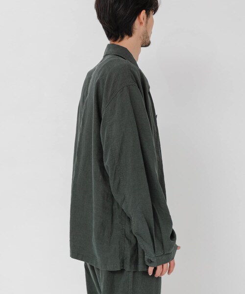 URBAN RESEARCH（アーバンリサーチ）の「『別注』LE VETEMENT ATLANTIQUE×URBAN RESEARCH　ワークジャケット（カバーオール・メンズ・D.GREEN/BLACK・M/L）」の14枚目の写真
