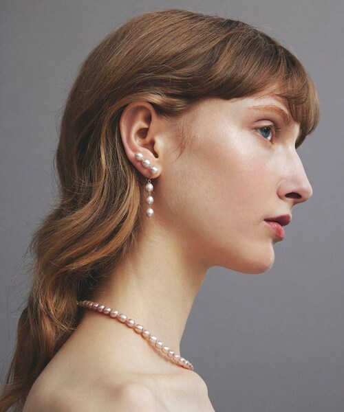 ROPE'（ロペ）の「【WEB限定】【les bonbon (ル ボンボン)】cocoon pearl necklace PK（ネックレス・レディース・ピンク・F）」の13枚目の写真