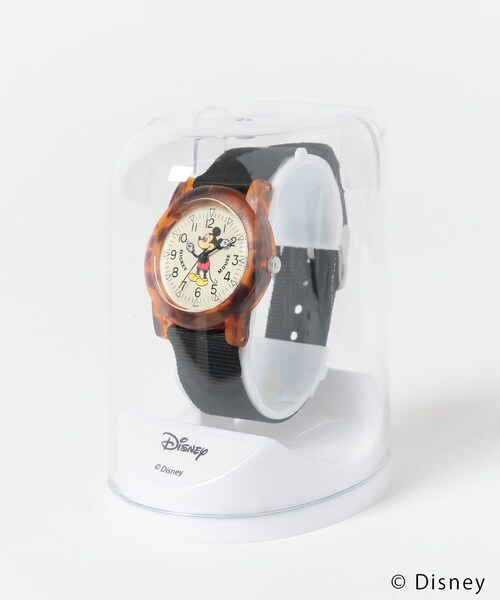 URBAN RESEARCH Sonny Label（アーバンリサーチサニーレーベル）の「Disney　MICKEY WATCH（アナログ腕時計・レディース・ブラック/ブラウン・one）」の10枚目の写真