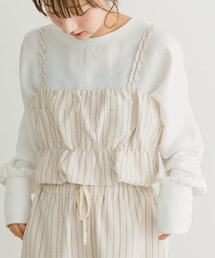 ITEMS URBANRESEARCH | ストライプシャーリングビスチェ(その他トップス)