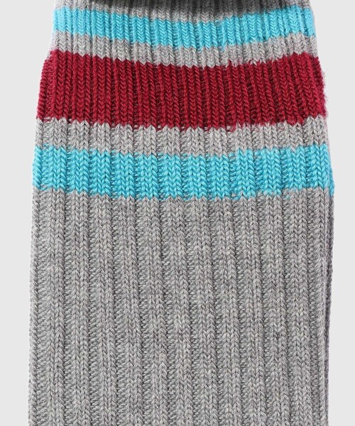 ADAM ET ROPE'(アダムエロペ)の「【CONLEAD/コンリード】College wool Short(ソックス/靴下・メンズ・ブラック・M)」の10枚目の写真