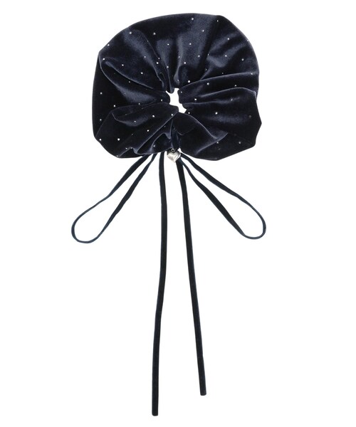 EMODA（エモダ）の「スタッズシュシュ（シュシュ・レディース・ブラック/ネイビー/ブラウン・F）」の3枚目の写真