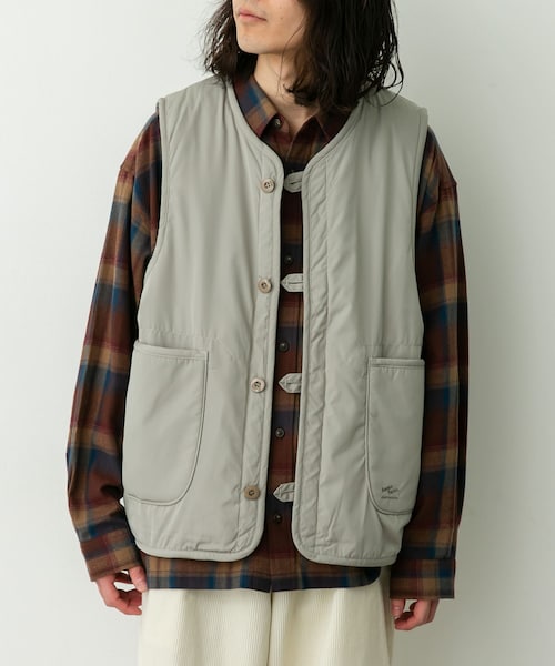 URBAN RESEARCH Sonny Label（アーバンリサーチサニーレーベル）の「ARMY TWILL　Weather Reversible Vest（ベスト・メンズ・GRAY/BLACK/KHAKI・M/L）」の2枚目の写真