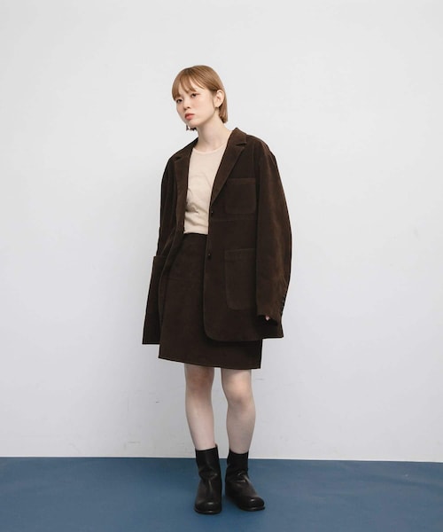 KBF（ケイビーエフ）の「パッチポケットテーラードジャケット（テーラードジャケット・レディース・D.BROWN/CAMEL/CAMEL2・one）」の22枚目の写真