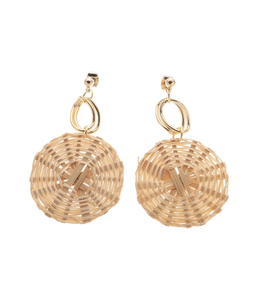 dazzlin（ダズリン）の「ナチュラルサークルピアス（ピアス（両耳用）・レディース・ブラウン/ベージュ・F）」の13枚目の写真