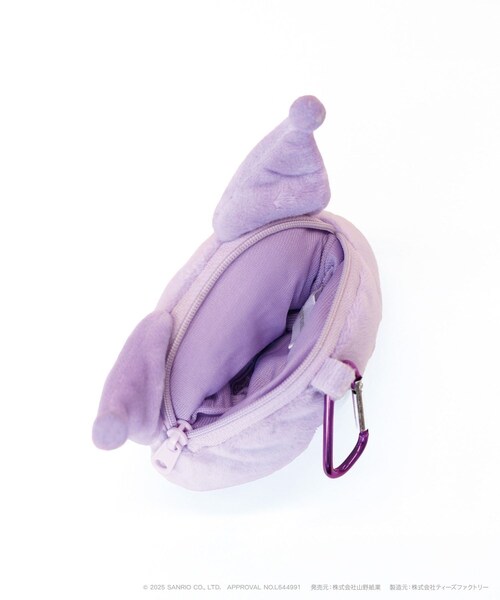 ROPE' PICNIC（ロペピクニック）の「【SANRIO CHARACTERS/サンリオキャラクターズ】ぬいぐるみファスナーマスコット（キーホルダー・レディース・ホワイト/ラベンダー・F）」の10枚目の写真