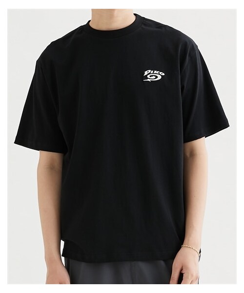 nissen（ニッセン）の「綿100％バックプリント半袖Tシャツ　PIKO（ピコ）（Tシャツ/カットソー・メンズ・杢グレー/ブラック・M/L/LL）」の4枚目の写真