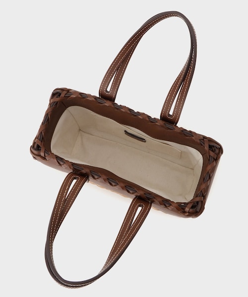 ROPE'(ロペ)の「【A VACATION(ア ヴァケーション)】RATTAN S|カゴバック(かごバッグ・レディース・ダークブラウン・F)」の15枚目の写真
