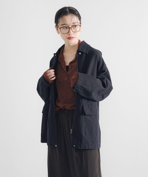 URBAN RESEARCH（アーバンリサーチ）の「コットンオックスカバーオール（カバーオール・レディース・CHERRY RED/BROWN/NAVY・FREE）」の22枚目の写真