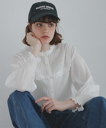 URBAN RESEARCH Sonny Label | 『WEB限定』スタンドカラーピンタックフリルシャツ(シャツ/ブラウス)