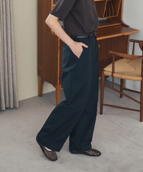 URBAN RESEARCH DOORS(アーバンリサーチドアーズ)の「ハイウエストストレッチチノパンツ(チノパンツ・レディース・BEIGE/NAVY・S/M)」の16枚目の写真