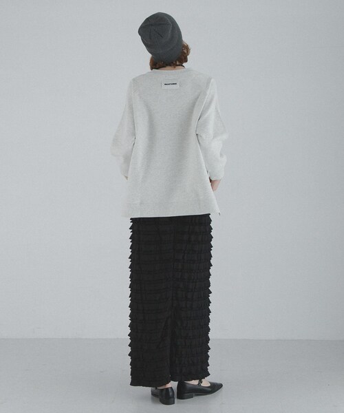 URBAN RESEARCH Sonny Label（アーバンリサーチサニーレーベル）の「カットフリルナロースカート（スカート・レディース・ブラック・TALL/34/36/38）」の21枚目の写真