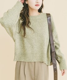 ITEMS URBANRESEARCH | ミックスヤーンニットプルオーバー(ニット/セーター)