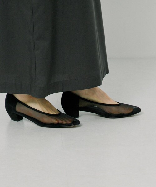 URBAN RESEARCH（アーバンリサーチ）の「『別注』『MADE IN JAPAN』 MILLIWM×URBAN RESEARCH　シアーパンプス（パンプス・レディース・BLACK/NUDE・36/37/38）」の14枚目の写真