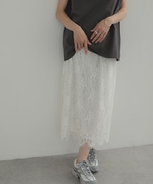 URBAN RESEARCH DOORS | 2wayフロッキーレーススカート(スカート)