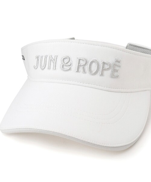 ROPE'(ロペ)の「立体ロゴ刺繍バイザー(サンバイザー・レディース・グレー/ネイビー/ピンク・F)」の14枚目の写真