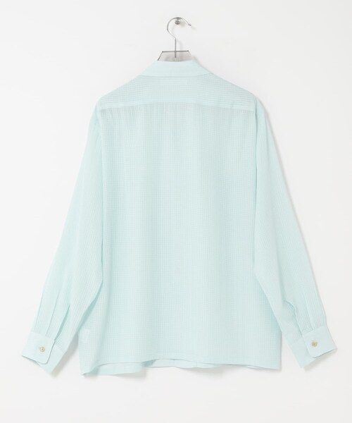 URBAN RESEARCH(アーバンリサーチ)の「SEVEN BY SEVEN SHEER ORGANIC COTTON SHIRTS LONG-SLEEVE(シャツ/ブラウス・メンズ・060 YELLOW/110 BLUE・M/L)」の8枚目の写真