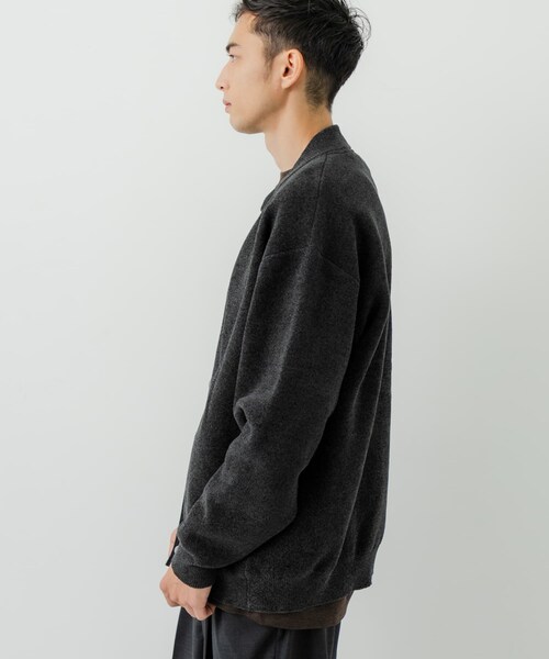 URBAN RESEARCH（アーバンリサーチ）の「モールニットカーディガン（カーディガン/ボレロ・メンズ・NAVY/CHARCOAL/KHAKI/BLACK・M/L）」の18枚目の写真