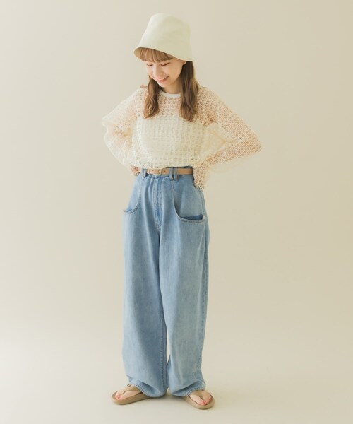 SMELLY（スメリー）の「フロントラインフェイクレザーハット（ハット・レディース・BLK/IVO・-）」の9枚目の写真