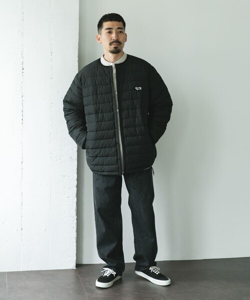 URBAN RESEARCH DOORS(アーバンリサーチドアーズ)の「『別注』PENNEYS×DOORS THE FOX ファイバーダウンブルゾン(ブルゾン・メンズ・L.GRAY/BLUE GREEN/BLACK/BROWN・M/L/XL)」の13枚目の写真