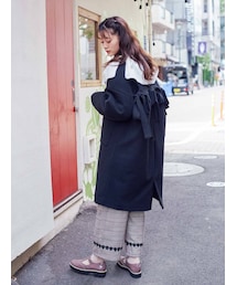 merry jenny | Back Ribbon coat(その他アウター)