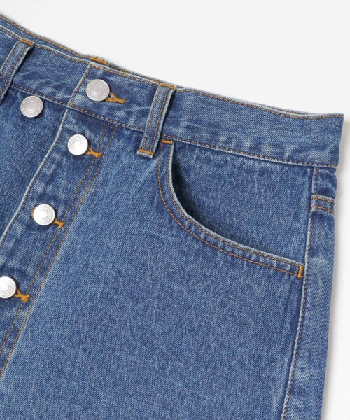 KBF（ケイビーエフ）の「デニムミニスカート（デニムスカート・レディース・L.BLUE/BLUE・one）」の11枚目の写真