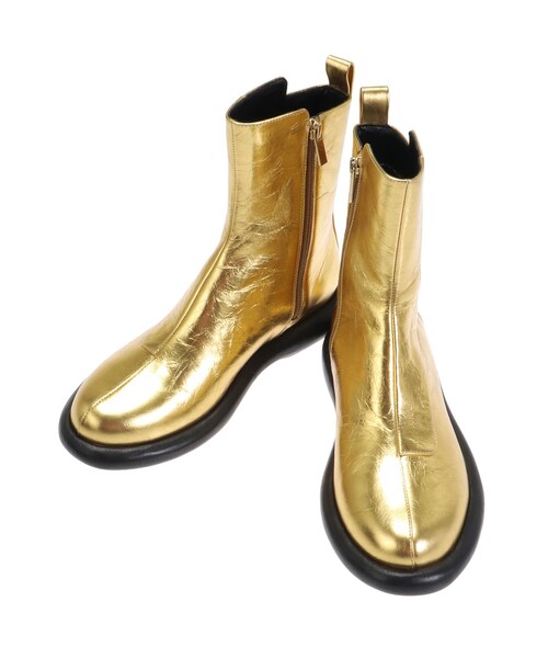 UN3D.(アンスリード)の「ROUND LOW HEEL BOOTS(ブーツ・レディース・ブラック/シルバー/ゴールド・36/37/38/40)」の19枚目の写真