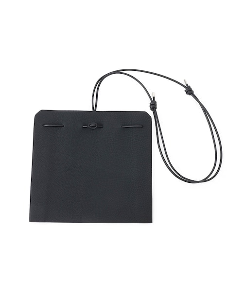 ADAM ET ROPE'（アダムエロペ）の「【ITTI/イッチ】HERRIE KINCHAKU SHOULDER -MM / DIPLO SKY（ハンドバッグ・メンズ・ブラック・F）」の7枚目の写真