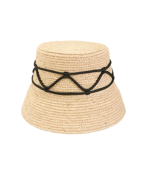 UN3D.（アンスリード）の「WAVE CODE HAT（ハット・レディース・ブラック/ベージュ・F）」の3枚目の写真