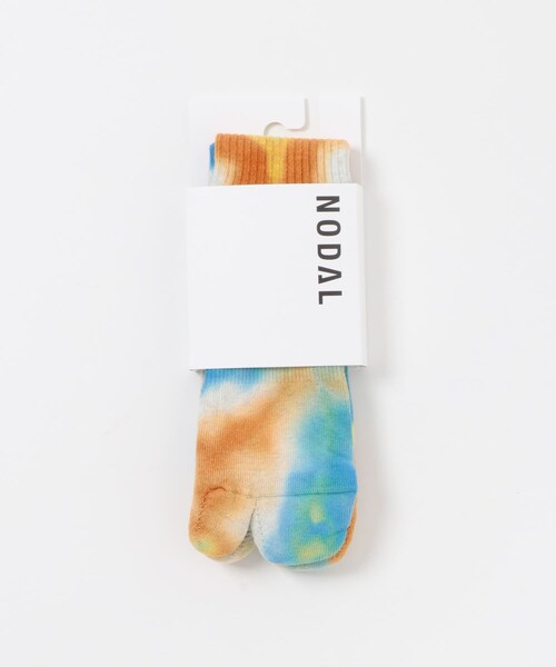 EKAL(エカル)の「NODAL TIE DYE LONG SOCKS(その他アンダーウェア/インナー・メンズ・ORANGE/PURPLE/GREEN/PINK・One)」の5枚目の写真