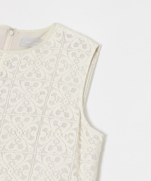 URBAN RESEARCH（アーバンリサーチ）の「Square Lace オールインワン（サロペット/オーバーオール・レディース・ブラック/オフ・S）」の15枚目の写真