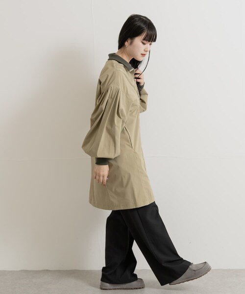 THE GOODLAND MARKET（ザグッドランドマーケット）の「cwtch　Harfzip tunic（チュニック・レディース・NAVY/L.KHAKI・FREE）」の7枚目の写真