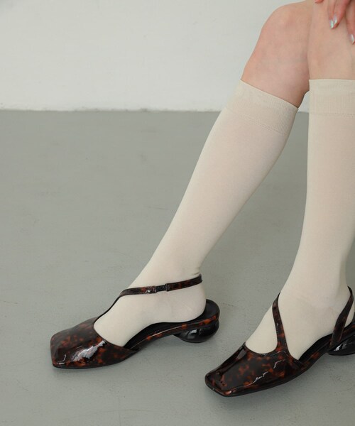 SENSE OF PLACE by URBAN RESEARCH（センスオブプレイスバイアーバンリサーチ）の「ハイソックス（その他・レディース・IVORY/GRAY・One）」の4枚目の写真