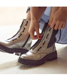 Mode et Jacomo | 【3way】フロントジッパーサイドゴアブーツ (ブーツ)