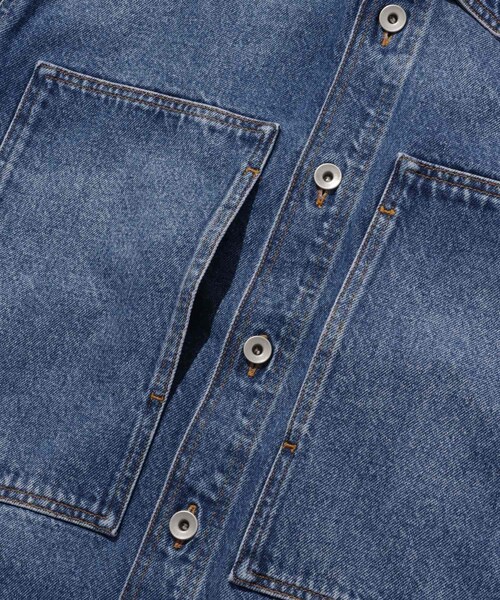 ADAM ET ROPE'（アダムエロペ）の「【STUDIO NICHOLSON/スタジオニコルソン】SAXON REGEB DENIM SHBL（デニムジャケット・メンズ・ブルー系・M/S）」の9枚目の写真
