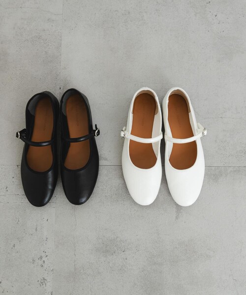 URBAN RESEARCH（アーバンリサーチ）の「メリージェーンフラットシューズ（バレエシューズ・レディース・BLACK/WHITE・36/37/38）」の10枚目の写真