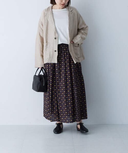 かぐれ（カグレ）の「リバティプリントスカート（スカート・レディース・Clio/Garden/Poppy/Dunclare・FREE）」の8枚目の写真